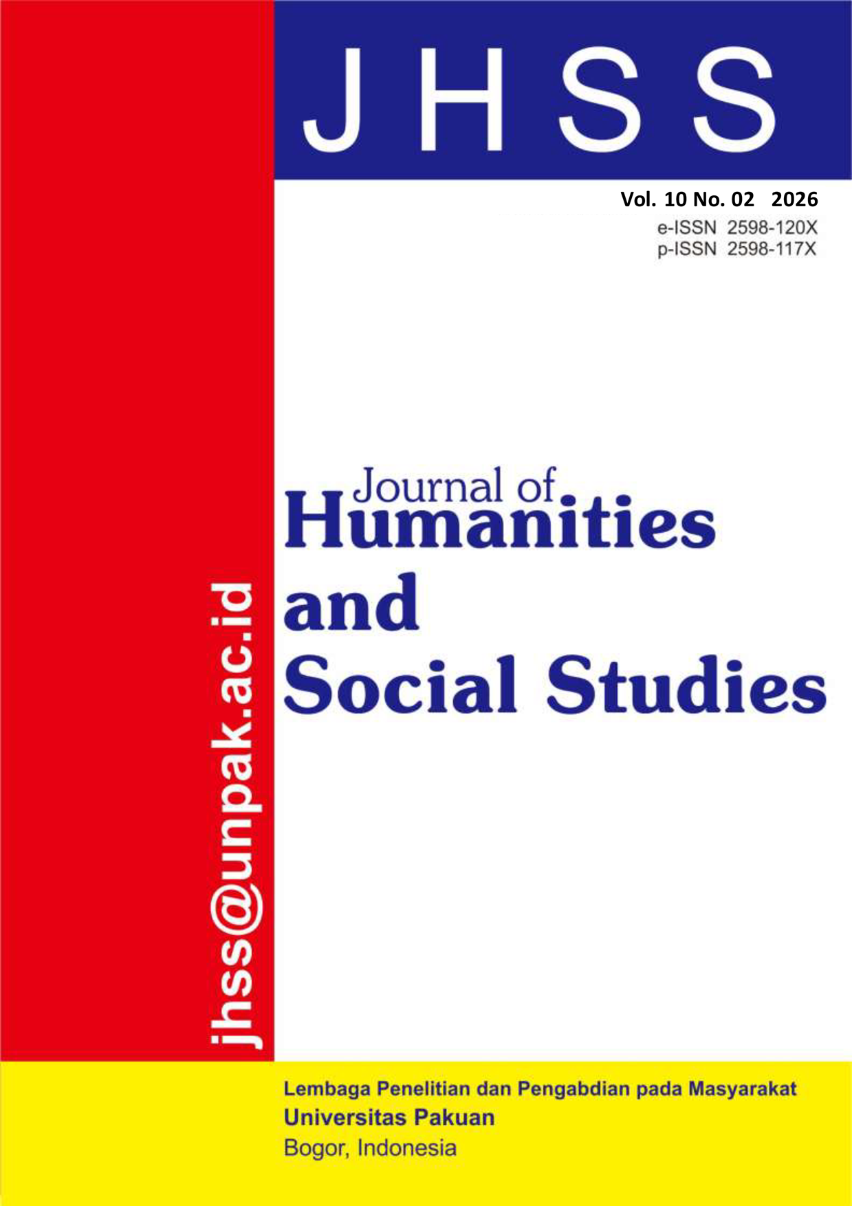 					View Vol. 10 No. 2 (2026): JHSS (Journal of Humanities and Social Studies)
				